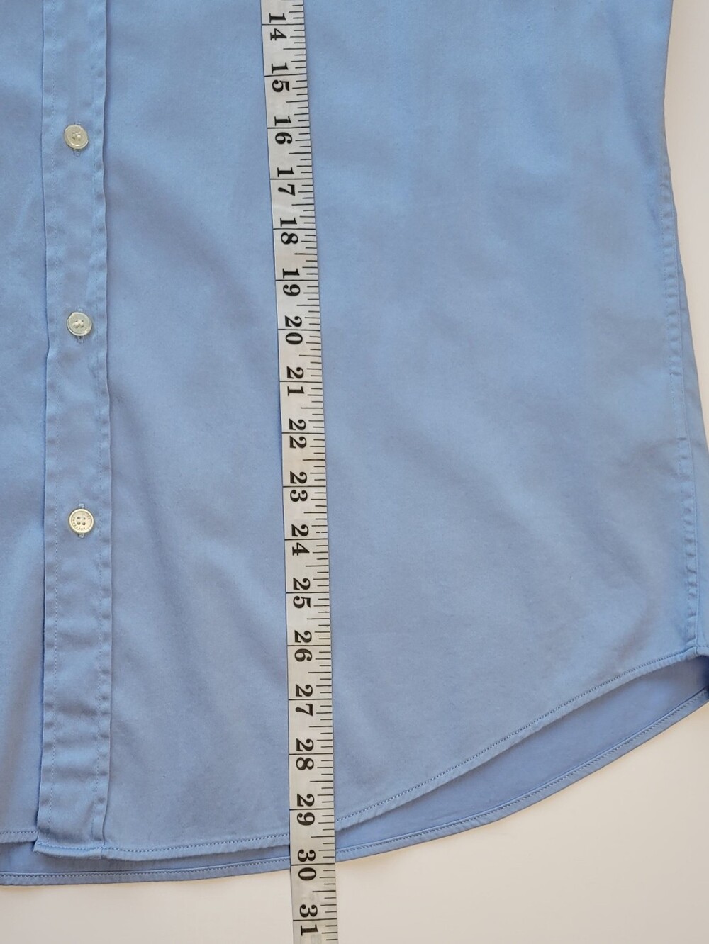 Burberry Burberry Brit Nova Check Button Up Shirt Men’s XXL Fits XL Light Blue - Picture 7 of 14